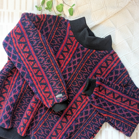 Winter Park Colorado Sweaters - Winter Park Colorado | Cyn Bad | Vintage | Oversized Fleece Ski Sweater | XL